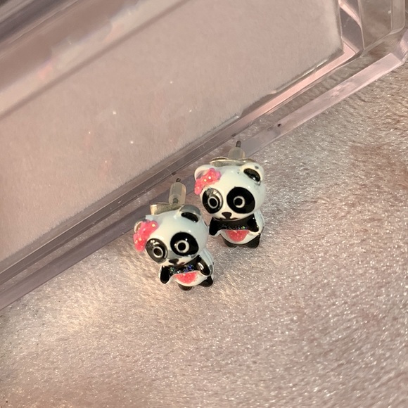 Other - Cute adorable kids panda earrings 💗